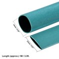 thumbnail image 2 of Unique Bargains Tube Rétractable 9/16 Pouces (14mm) 2:1 Tube Rétractable 3.3 Pieds Vert, 2 of 4