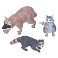 thumbnail image 2 of Raccoon Toys, Reusable Mini Simulation Static Forest Animal Raccoon Model Desktop Decoration Toys  For 3 Year Old Children, 2 of 8