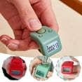 Rechargeable Finger Counter, Waterproof Handheld Tally Counter, 6