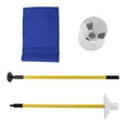 thumbnail image 3 of Hole Pole Cup Flag,   Putting Flagpoles Durable 2 Section Detachable Clean  For Indoor For Training For Outdoor, 3 of 8