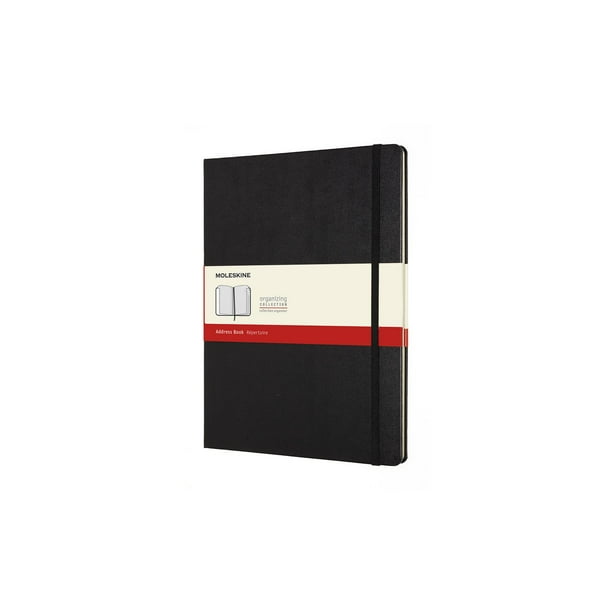 Moleskine Address Book, XL, Black, Hard Cover (7.5 X 9.75) (Other