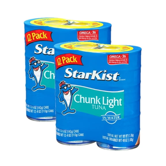 StarKist Chunk Light Tuna in Water (5 oz., 12 pk.) - Pack of 2