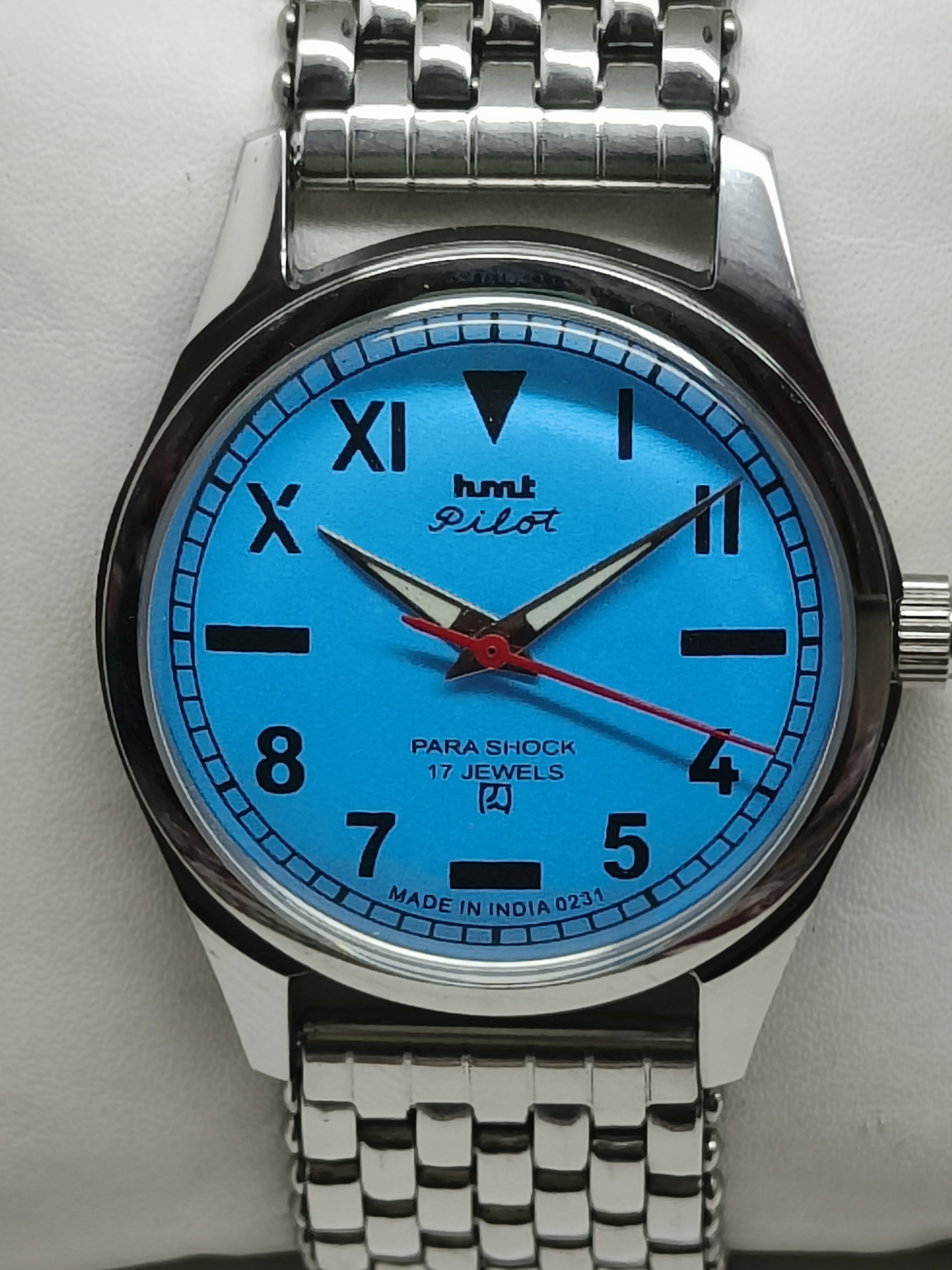 Men's Bar & Shield Leather Wrist Watch 76A04, Harley