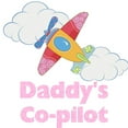 thumbnail image 2 of CafePress - Daddy's Co Pilot Girl's - Baby Light Bodysuit, Size Newborn - 24 Months, 2 of 4