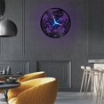thumbnail image 5 of Tattoo Salon 12 Inch Vinyl Record Wall Clock - Silent, Creative, and Unique Clock for Living Room, Entryway, or Bedroom Decor - Perfect Gift Idea(12 inchs B with LED), 5 of 7