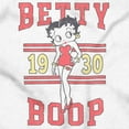 thumbnail image 2 of Retro Betty Boop Cartoon 1930 Varsity Women Plus Size Graphic Tee Tees Brisco Brands 2X, 2 of 5