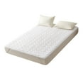 thumbnail image 2 of Queen Size Mattress Topper, Slip Resistance Soft Comfortable Breathable Easy Care Quilted Bed Pad for Home Hotel, 2 of 8