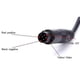 thumbnail image 4 of Car Reverse Backup Camera 4-Pin Male to Female Cvbs Connector Signal Power Adapter Wire Harness, 4 of 5