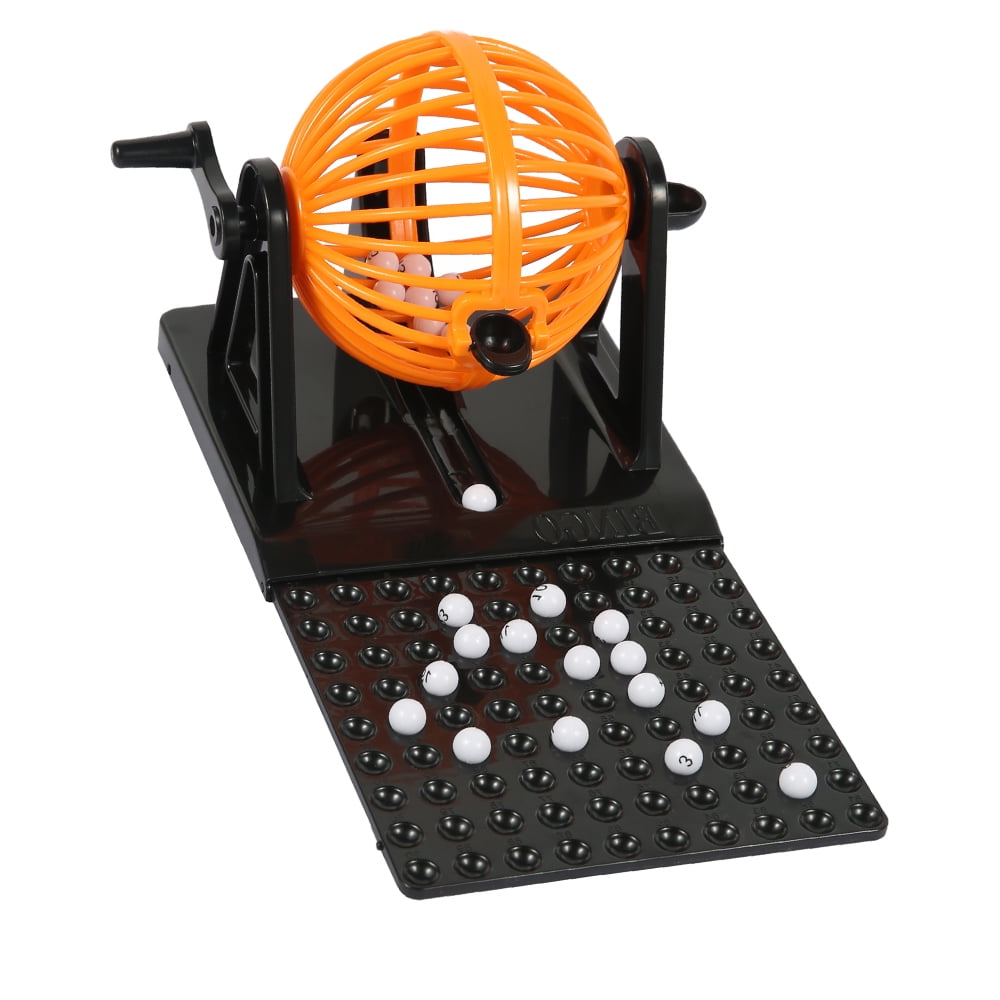Harupink Bingo Machine Board Game Lottery Machine & Bingo Ball Set