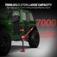 thumbnail image 2 of Farm Jack 3-Ton Ratcheting High Lift Jack – 6,600 Lbs Capacity (Red/Green/Black/Blue), 2 of 7