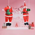 thumbnail image 5 of Decoraciones navideñas YONGSHENG Colgante navideño de Papá Noel con escalera de cuerda, 5 of 5