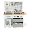 thumbnail image 1 of Yeshouse Juego de cocina para niños, niños de madera juego de cocina Playset Chef juego de fantasía para niños pequeños con luces y sonidos reales niños de regalo de 3 años o más, 1 of 7