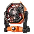 thumbnail image 1 of Bearachild Ventilador de 2 en 1 para acampar con luz LED Rotación de 270 ° Ventilador silencioso de 7800 Velocidades ajustables Iluminación y accesorios Bearachild HA035349-00, 1 of 6