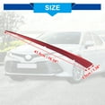 thumbnail image 2 of Unique Bargains 2Pcs Front Center Hood Grille Cover Trim Red for Toyota Camry SE XSE 18-21, 2 of 8