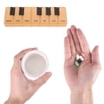 thumbnail image 4 of Unique Bargains 1 Pc Pill Case 7 Grid Piano Keys Pill Box Clear Orange, 4 of 6