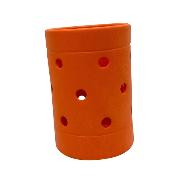 Bolsa de playa con portavasos, con agujeros, para insertar en la bolsa, organizador reutilizable y moderno, funda para taza, soporte para botella de a Naranja