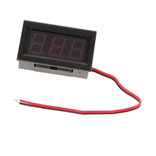 Voltmètre Numérique LED Rouge/bleu/vert -120V Voltmètre Jauge