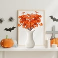 thumbnail image 6 of FeiFu Maple Leaf Velvet Fabric Insert Flower Bouquet Halloween Decor Home Party Insert Halloween Maple Leaf Branches Realistic Maple Leaves Design Suitable for Vases Tabletop Decor, 6 of 6