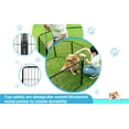 thumbnail image 6 of Bestpet Dog Playpen, 32 Inch Height 6 Panels Exercise Pen with Door, Indoor Outdoor Fence for Medium Large Pets, RV Camping Yard Black, 6 of 12