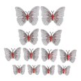 thumbnail image 2 of PVC Refrigerator Magnet Gold Butterfly Magnetic Sticker for Decoration 12Pcs, 2 of 5