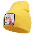 thumbnail image 3 of Gorro de punto de animales de pantera para hombre y mujer, gorro Skullie, gorro cálido de invierno, gorro de punto de Hip Hop, informal, esquí, vacaciones, 3 of 4