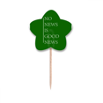 thumbnail image 1 of No hay noticias buenas noticias Selección de pastelitos Star lable Flag en palillos de dientes, 1 of 3