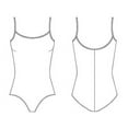 thumbnail image 2 of Adult Essential Camisole Leotard, 2 of 3