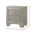 thumbnail image 6 of Picket House Furnishings Glamour Youth Nightstand Champagne, 6 of 6
