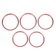 thumbnail image 2 of Car Air Outlet Ring, Air Conditioning Vent Trim Red 5pcs Anti-Rust  Replacement For  CLA250 2013-2018 For Decor, 2 of 8
