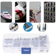 thumbnail image 2 of Yeacher 200 Pcs Vis de Prise en Acier Inoxydable Ensemble Hexagonal Assortiment de Vis de Rugueuse -M6/M8 Kit de Vis Hexagonale, 2 of 8