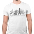 thumbnail image 2 of Skyline Charlotte North Carolina Shirt Unisex Large White, 2 of 5