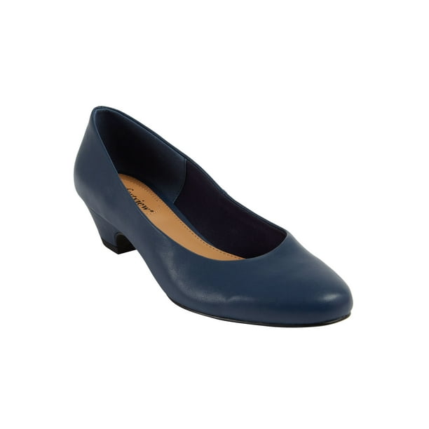 wide width navy dress shoes