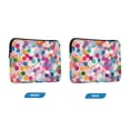 thumbnail image 7 of FORMRS 13"-13.3" Laptop Sleeve Protective Case Soft Carrying Quilted Computer Bag Cover, Light Colorful Circles, 7 of 7