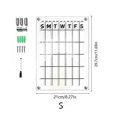 thumbnail image 1 of Acrylic Dry Erase Weekly Calendar Board To Do List Whiteboard Home Decor, 1 of 5