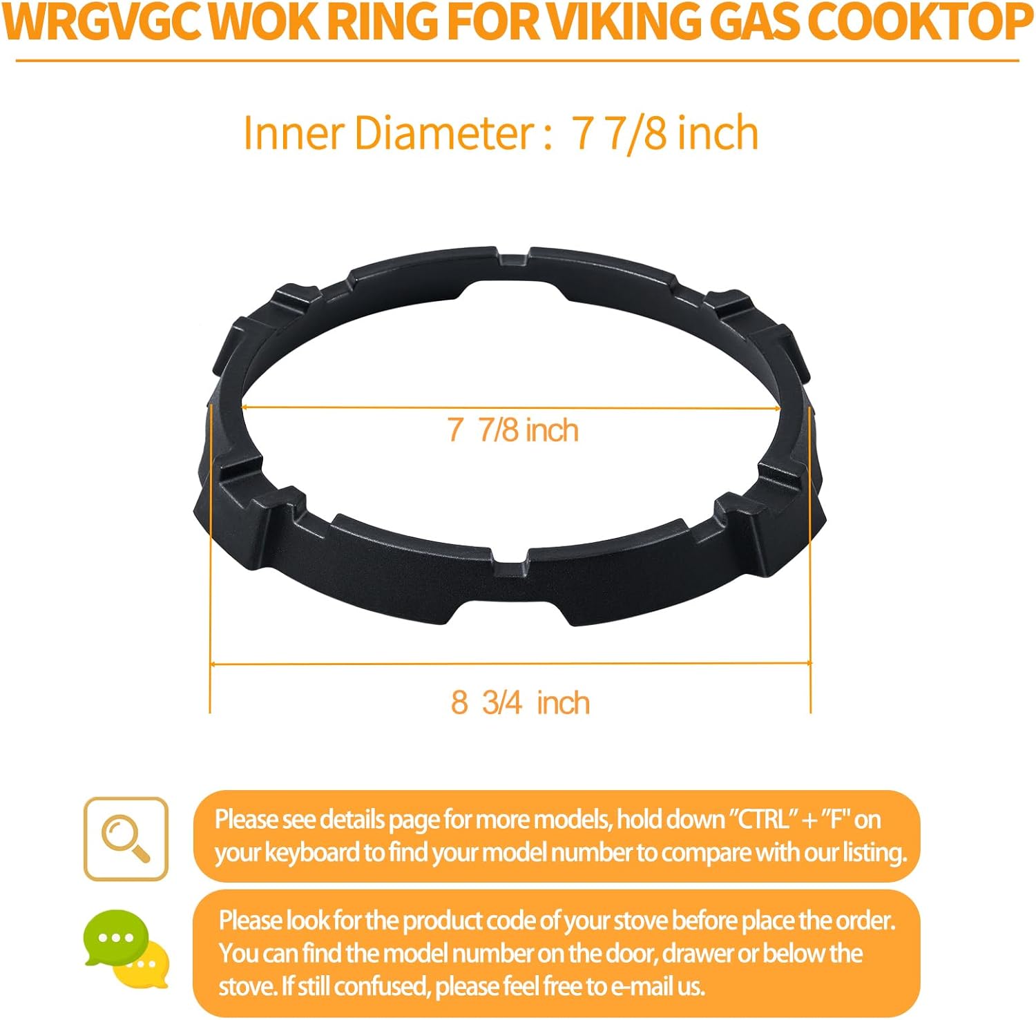 Wok Ring Replacement Parts Wok Ring Gas Stove Cast Iron Wok Grate Burner Wok Support Ring  Range Cooktop Stove Round Wok Stand Holder Grate Rack