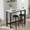 White, variant on Cvortll 3-Piece Bar Table and Chairs Set, White Faux Marble High Top Pub Table with 2 PU Leather Stools, Tall Bar Table for Kitchen & Dining, Breakfast Bar Table for Small Spaces