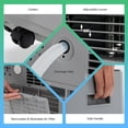 thumbnail image 4 of 8000BTU Refroidisseur d'Air 3-en-1, Climatiseur Portable avec Télécommande, Séchage, Kit de Fenêtre, Unité Multifonctionnelle de Refroidissement, Humidificateur et Ventilateur, Gris, 4 of 10