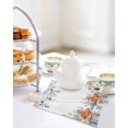thumbnail image 4 of Orange Blue Starfish Coastal Kitchen Dish Towels for Drying Dishes Set of 4, Nautical Beach Eucalyptus Waffle Weave Microfiber Hand Tea Bathroom Towels Quick Dry & Absorbent Towel 12x12, 4 of 7