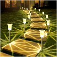 thumbnail image 1 of Luces solares exteriores DenicMic, paquete de 10, impermeables, blanco cálido 3000K, 1 of 9
