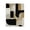Southwestern Geometric Minimalist_v1, variant on Stupell Industries Modern Complex Blue Layers Black Floating Frame Canvas Art, 17 x 21, by Jill Martin