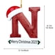 thumbnail image 3 of Adornos navideños, 26 letras, adornos colgantes para árbol de Navidad, adornos navideños personalizados, adornos navideños DIY, decoración navideña, decoración colgante para árbol de Navidad, artículo, 3 of 6