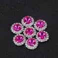 thumbnail image 3 of EeaseCA 20PCS Flatback Round Rhinestones DIY Craft Crystals Table Scatters for Jewelry Making Wedding Bridal Shower Decoration (Rosy), 3 of 8