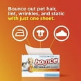 thumbnail image 4 of Bounce Pet Hair and Lint Guard Mega Wrinkle Releasing Dryer Sheets, Unscented, 120 Count, 4 of 9