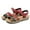 Red, variant on Anuirheih Women's Ladies Girl Comfortable Non Slip Round Toe Sandals Soft Sole Flat Shoes Sandals Women (Coffee)