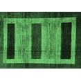 thumbnail image 1 of Ahgly Company Indoor Rectangle Abstract Emerald Green Modern Area Rugs, 6' x 9', 1 of 4