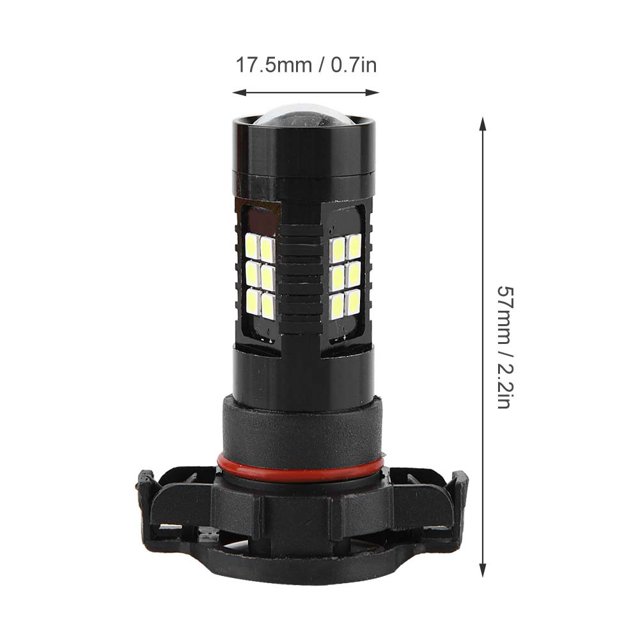 Faros antiniebla, H16 Faros antiniebla blancos 21W 3030 SMD LED Faros antiniebla delanteros del coche Bombilla DC 12-28V H16 luz antiniebla;Lámpara Spptty luces del coche
