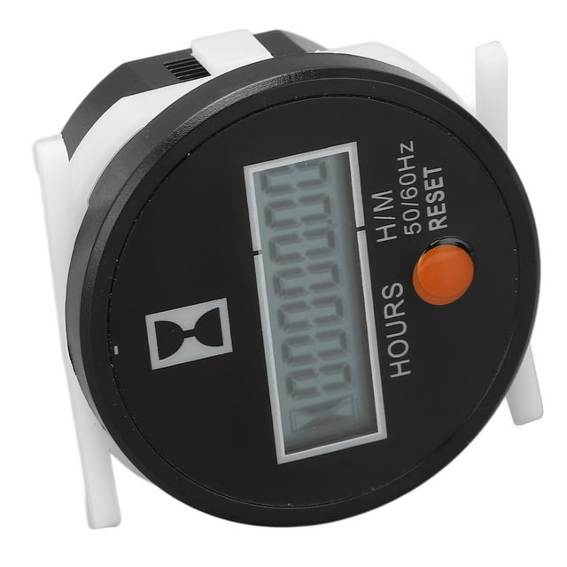 Medidor de Hora Digital, 24-240V Hour Meder Meder Amplio Rango Portátil para compresores de aire