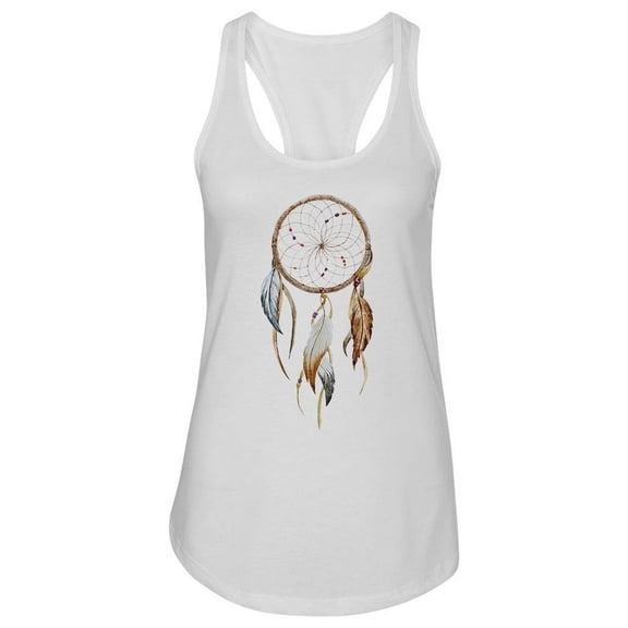 Cute Traditional Dreamcatcher. Tank Women -Image by Shutterstock, Female Medium