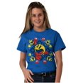 thumbnail image 3 of Ugly Christmas Pixel PACMAN Snowflake Men's Graphic T Shirt Tees Brisco Brands 5X, 3 of 5
