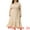 Apricot, variant on Plus Size Short Sleeve Crew Neck Flowy Maxi T-Shirt Dress 1X Dark Red